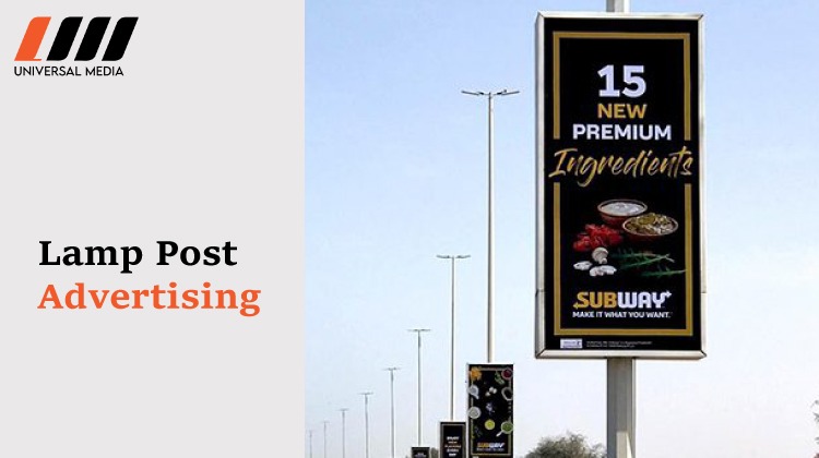 Lamp post Advertising