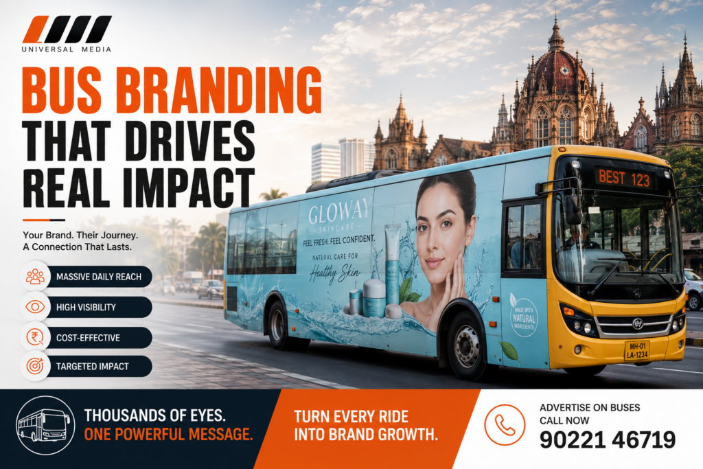 Bus branding in Mumbai