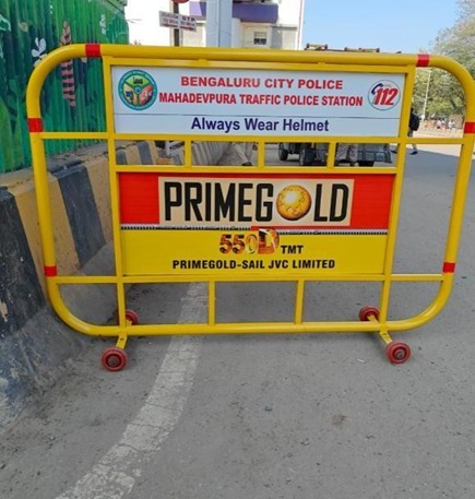 Police Booth & Barricade Branding